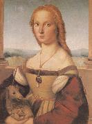 RAFFAELLO Sanzio Portrait of younger woman France oil painting artist